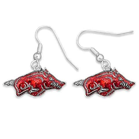 43345 Arkansas Glitter Logo Earrings Cover