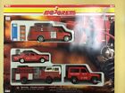 Majorette 951 Fire Engine Gift Set 4 Vehicles Boxed Made In France 1991