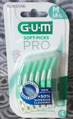 SUNSTAR DEUTSCHLAND GMBH Gum Soft-Picks Pro M nterdentalbürsten 30 Stück (alt: advanced ) A