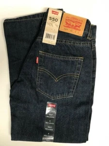 Levi's Boy's 550 Relaxed Fit Jeans Size 8, 12, 14, 20 Reg, Slim, Husky NEW - Picture 1 of 6
