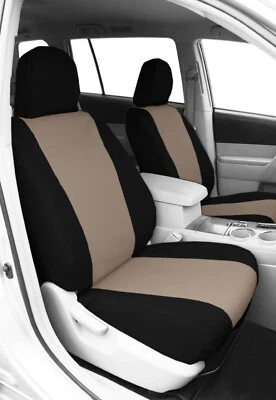 CalTrend DuraPlus Seat Covers for 2011-2014 Ford Edge Beige Beige Insert - Image 1 of 4