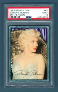 1993 Sports Time MARILYN MONROE #61 On The Town 1955 White Dress PSA 9 MINT - Picture 1 of 2
