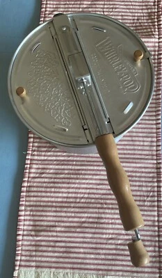 Máquina de pipoca Whirley Pop original pipoca popper manivela fogão fogueira - Imagem 1 de 4