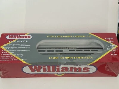 Williams Electric Trains O Illinois Central Helena 60' Aluminum Passenger Car - Image 1 of 4