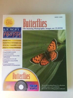 Corel Vintage Professional Photos CD-ROM "Butterflies" series 52000 - Image 1 of 2