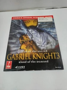 Gabriel Knight 3: Prima's Official Strategy Guide Paperback Video Game Guide - Picture 1 of 10
