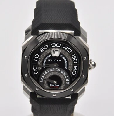 Bulgari Bvlgari Octo Bi-Retro Gerald Genta Steel 43mm OBR.Y.1C Rubber Automatic - Image 1 of 4