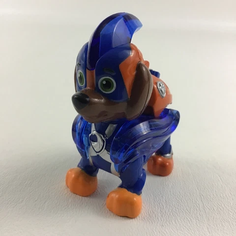 Paw Patrol Mighty Pups Charged Up Zuma Light Up Action Figure Spin Master Cover