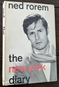 1967 FLAT SIGNED "Ned Rorem: The New York Diary" FIRST ED /  FIRST PRINTING HCDJ - Picture 1 of 15