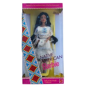 NATIVE AMERICAN BARBIE 1992 - Dolls Of The World Special Edition Vintage NIB - Picture 1 of 14