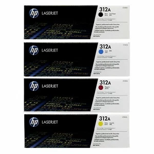 HP 312A GENUINE TONERSET, One complete set - Picture 1 of 1