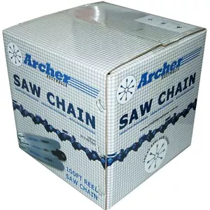 Catena motosega Archer mulinello 100 piedi 3/8 LP .043 1,1 mm 1635 maglie di trasmissione - Foto 1 di 4