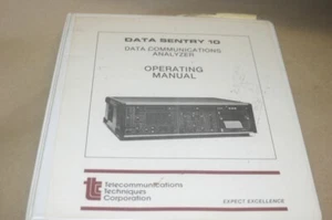 TTC Data Sentry 10 analyzer acterna Operating Users Guide Technical Manual - Picture 1 of 1