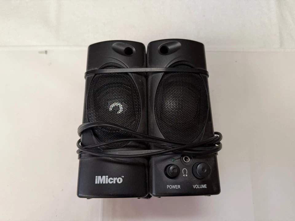 iMicro Set Of Portable Computer Speakers (Used) - Image 1 of 3