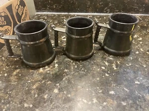 2 Prinknash Abbey Style Pottery Tankard Mugs Rare (Japan) 1 Has Cracks - Picture 1 of 6