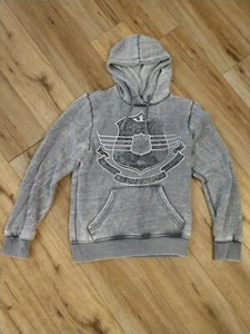 buffalo original david bitton pullover hoodie gray mens size small NWOT - Picture 1 of 5