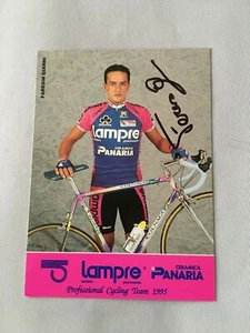 GIANNI FARESIN 'Lampre' Tour de France Radsport signed Autogrammkarte 12x17 - Picture 1 of 1