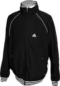 Adidas giacca casual giacca tennis uomo taglia XXL nera vintage anni 90 ottima - Foto 1 di 6