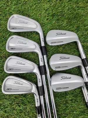2011 TITLEIST 712 CB/MB IRON SET 4-PW STIFF TT DYNAGOLD FAIR - Image 1 of 4