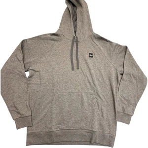 NEW Under Armour Men's Size XL Loose Cold Gear Rival Fleece Hoodie Jacket - Picture 1 of 13