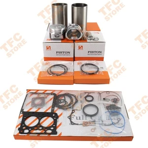 Z402 verhaul Rebuild Kit For Kubota Z402 Engine Piston Ring Gasket Set 64mm STD - Picture 1 of 3