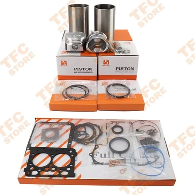 Z402 verhaul Rebuild Kit For Kubota Z402 Engine Piston Ring Gasket Set 64mm STD - Image 1 of 3