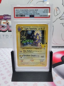 2021 Light Toxtricity SWSH137 SWSH: Sword & Shield Promo Cards Holo PSA 4 - Picture 1 of 5