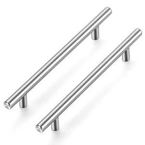 Schrankgriffe 15 Stück 6-1/4 Zoll Schrankgriffe Gebürstetes Nickel Küche Kabine - Bild 1 von 7