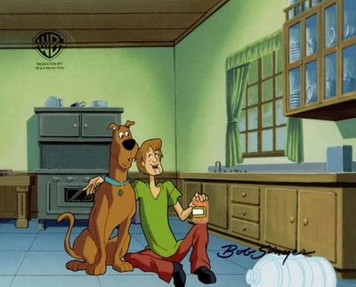 Scooby Doo On Zombie Island Producción Original Celular/Dibujos-Firmado Bob Singer Foto 1 de 3