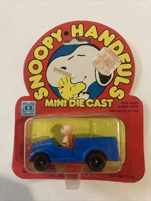 Nuevo de Lote Antiguo Aviva Hasbro Peanuts Snoopy Puñalados Charlie Brown en Camioneta Azul Foto 1 de 4