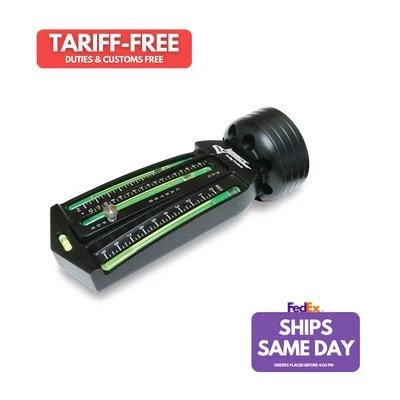 Longacre 52-78260, One Black Aluminum C.C. Gauge & Magnetic Ad Performance Parts - Image 1 of 4