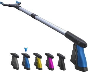 Powergrip T9, Herramienta Grabber Reacher, Mandíbula Ancha, Plegable, Cable de Acero, con 96 Empuñaduras - Imagen 1 de 3