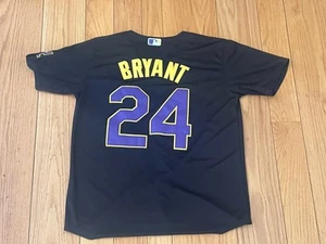 Camiseta Kobe Bryant Para Hombre Grande Negra Púrpura Dodgers Lakers #8 # 24 LA - Imagen 1 de 6