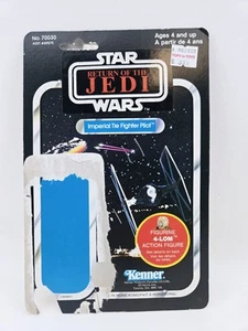 GDE 1982 Star Wars IMPERIAL TIE FIGHTER PILOT Kenner Canada Transition Card Back - Bild 1 von 11