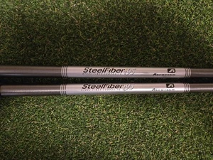 AEROTECH STEELFIBER I95 GRAPHITE WEDGE SHAFTS, 2 SHAFTS, STIFF FLEX, 355 TAPER - Picture 1 of 4