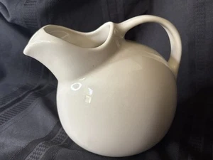 Jarra jarra de bolas vintage de cerámica de chefs 633 blanca 190 mediados de siglo moderna - Imagen 1 de 8