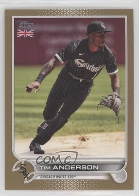 2022 Topps UK Edition Gold /25 Tim Anderson #157 - Image 1 of 2