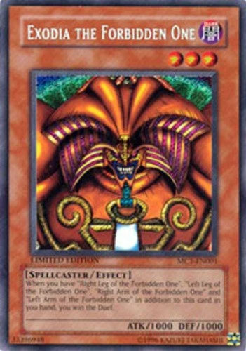 Exodia the Forbidden One - MC1-EN001 - Secret Rare - Limited Edition x1 Damaged - Image 1 of 1