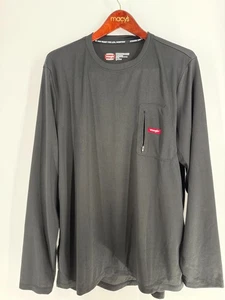 Wrangler Ropa de Trabajo Cuello Redondo Pluma Bolsillo Pullover Camiseta Gris Oscuro Talla XXL - Imagen 1 de 9