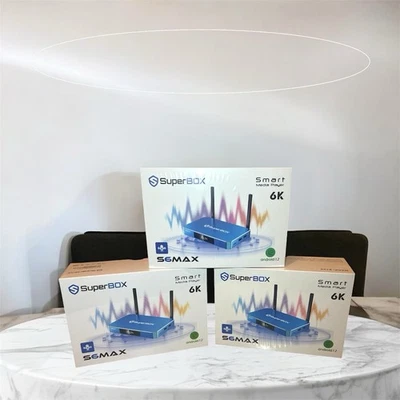 SUPERBOX S6 MAX  | 6K UHD | 64Gb Strg | 4GB RAM | Dual Band WiFi | Parental Ctrl - Image 1 of 3