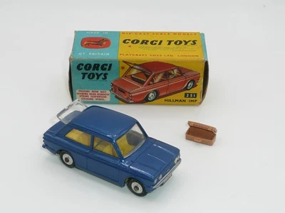 Corgi Toys 251 Hillman Imp Como Nuevo En Caja *Original* ¡Muy buena suspensión trasera! Foto 1 de 4