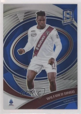 2021 Panini Chronicles Base Serie A Spectra Blue Prizm /49 Wilfried Singo #265 - Image 1 of 2