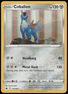 Cobalion 114/198 SWSH06: Chilling Reign Holo - LP - Foto 1 di 2