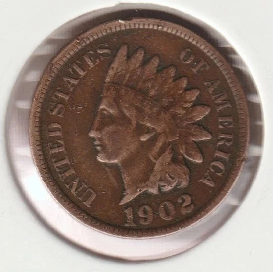 1902 100 Year Old Indian Head Penny Cent US Collection Coin 🔥Black Friday Sale! - Image 1 of 1