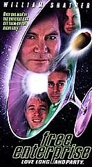 FREE ENTERPRISE William Shatner VHS 1999 Star Trek Trekkies Satire Comedy Foto 1 de 1