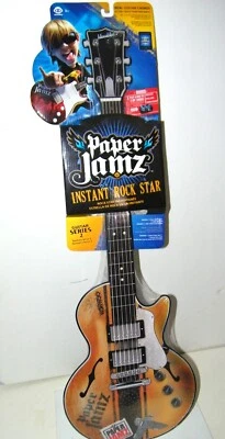 WowWee Paper Jamz Guitar Series 2 Guitar New & Sealed Bonus Songs  6211 NEW - Image 1 of 4