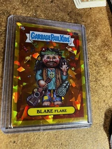 2021 Garbage Pail Kids Sapphire Blake Flake 91a Gold Refractor #’d 2/15 - Picture 1 of 2