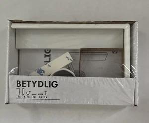 IKEA BETYDLIG weiß verstellbarer Gardinenstangenhalter & Halterung 302.198.89 NEU - Bild 1 von 3