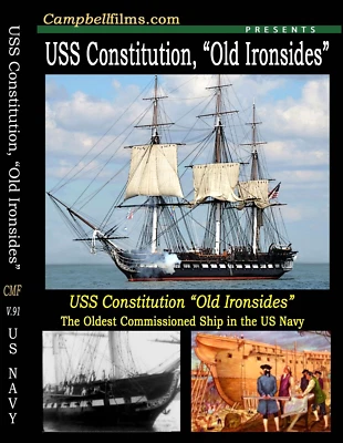 NAVY Old Ironsides USS Constitution Films War of 1812 + Tall Ships- - Image 1 of 4