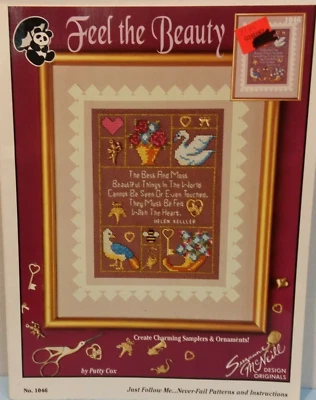 Feel The Beauty 3 Cross Stitch Patterns By Design Originals - Image 1 of 4